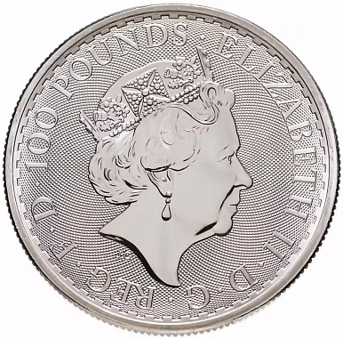 Великобритания 100 фунтов (Pounds) 2021 Британия Елизавета