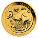 Золотая инвестиционная монета Наггет Кенгуру 1/2 унции (Nugget Kangaroo)